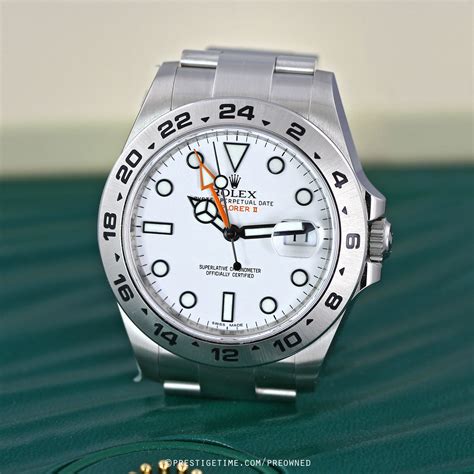 certified pre owned rolex explorer ii|Rolex Explorer II value chart.